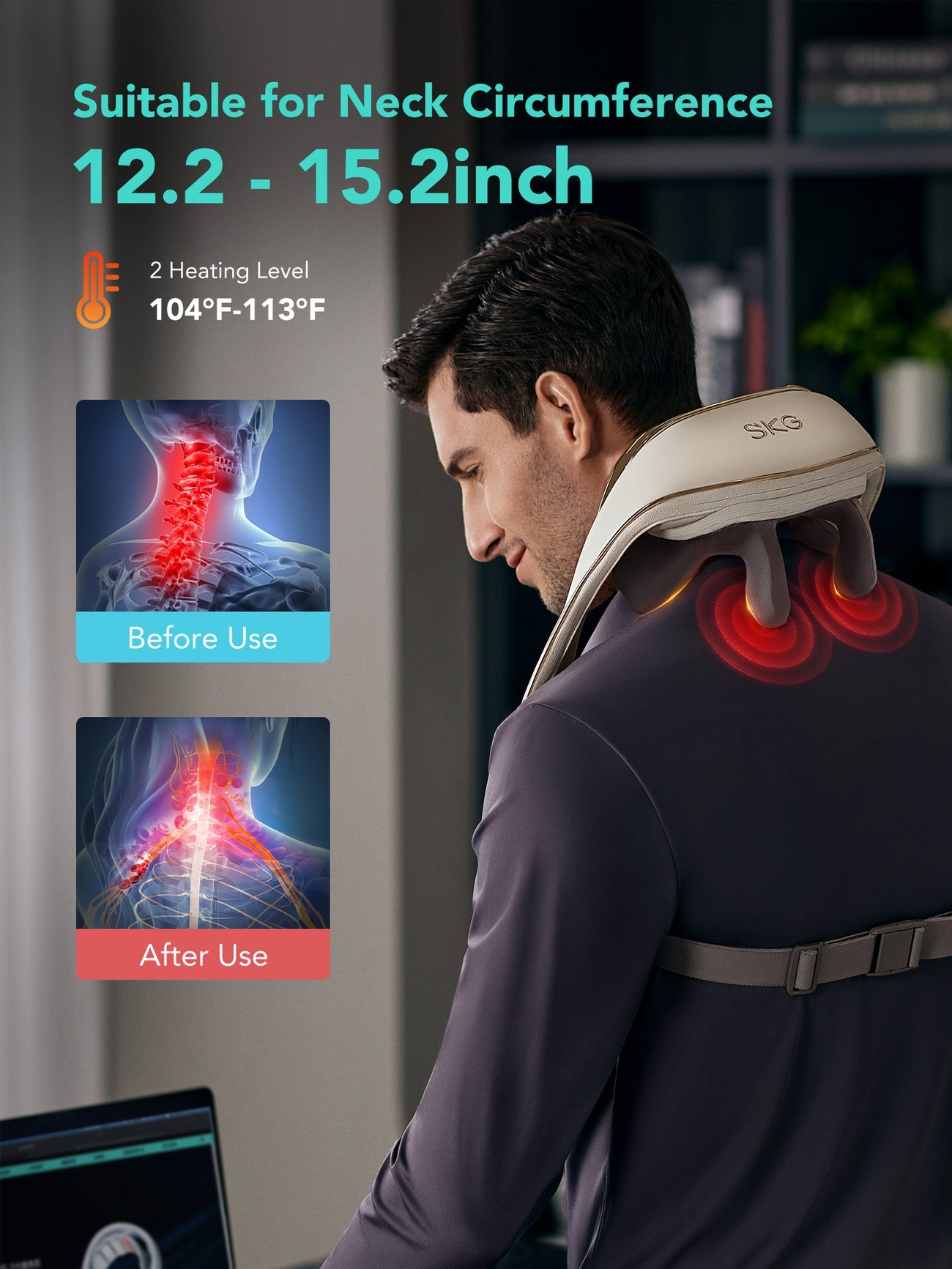 KIHO™ Relax+ | Le massage cervical nouvelle génération