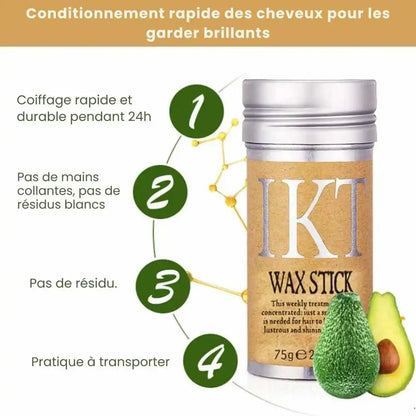 IKT WAX STICK - CIRE COIFFANTE CHEVEUX CASSÉS